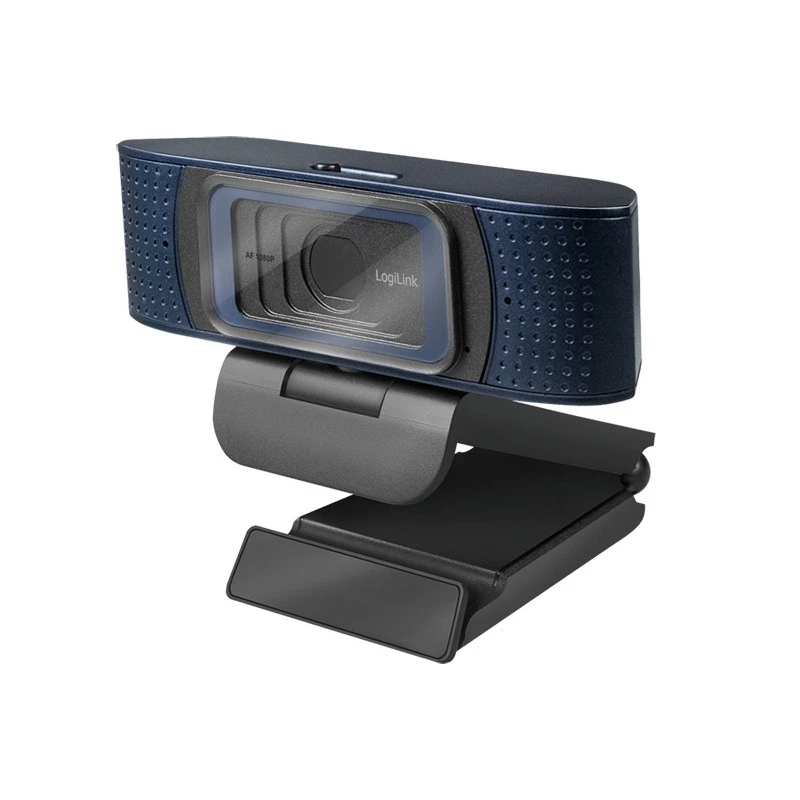 LogiLink HD USB Pro tīmekļa kamera Full HD ar automātisko fokusu un privātuma vāciņu