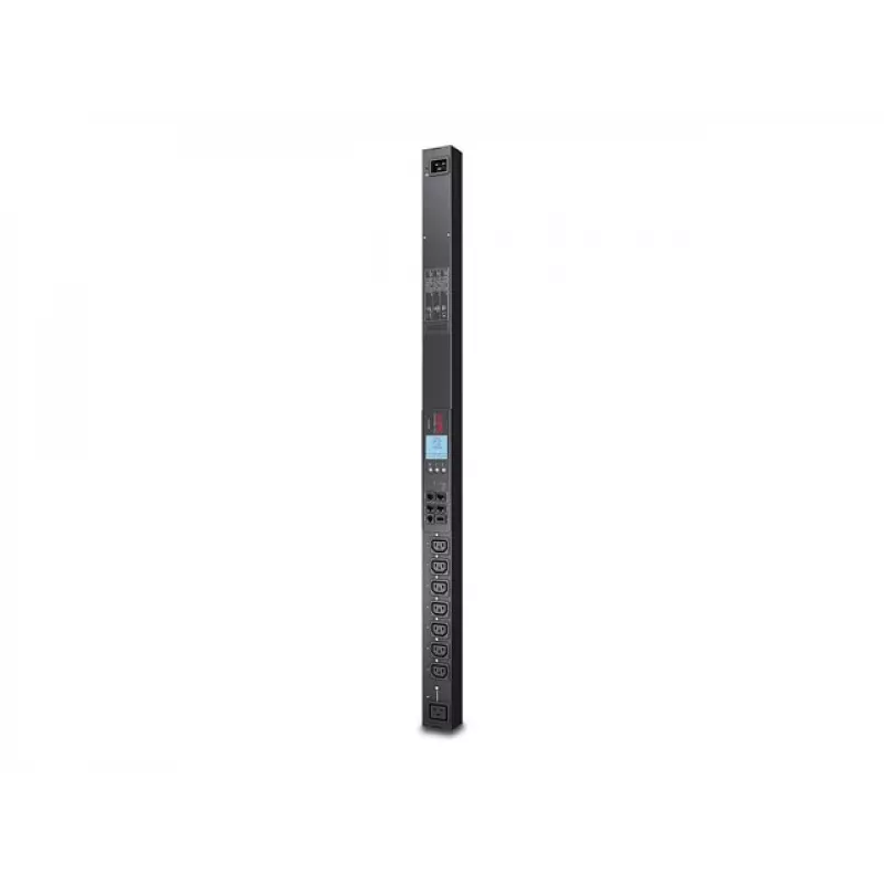 APC Rack PDU 2G, Pārslēdzams, ZeroU, 20A/208V, 16A/230V, (7) C13 un (1) C19