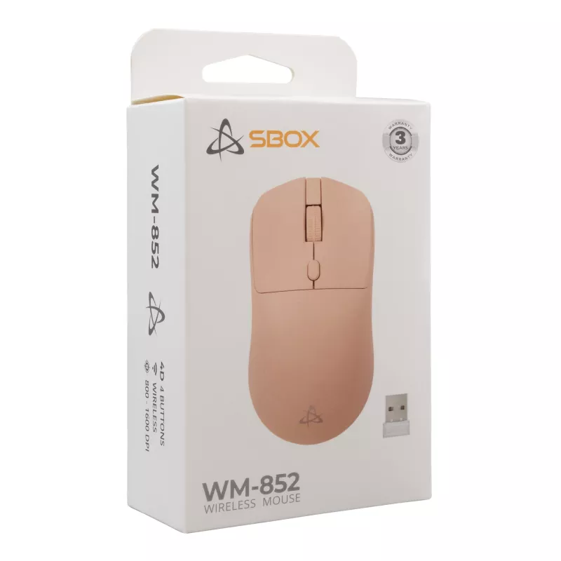 SBOX WM-852 Pink bezvadu pele