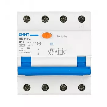 Chint NB310L/3N RCBO automātiskais slēdzis 3P+N C32 30mA noplūdes un pārslodzes aizsardzība
