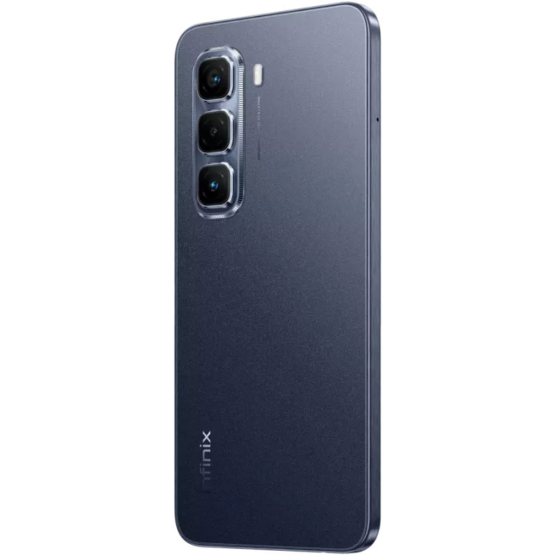 Viedtālrunis INFINIX HOT 50 PRO — 6.78 collu FHD+ ekrāns, MediaTek Helio G100 Ultra, 8 GB RAM, 256 GB, 50 MP, Android 14, 5000 mAh, Dual SIM, IP54, Melns