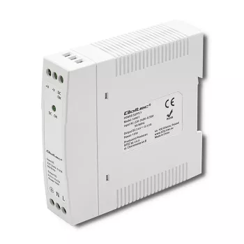 DIN sliežu barošanas bloks 10W, 24V, 0.42A, Slim