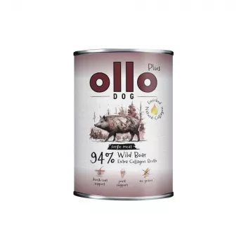 Ollo Plus Kolagen Wild Boar 400g konservs suņiem