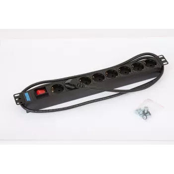 Triton 19 collu strāvas sadales bloks PDU, 8 AC kontaktligzdas, 16A