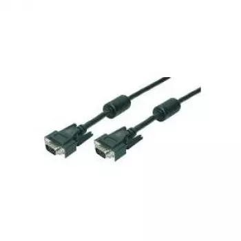 Logilink VGA kabelis HD-15 (tēviņš) - HD-15 (tēviņš) 10 m, melns (CV0016)