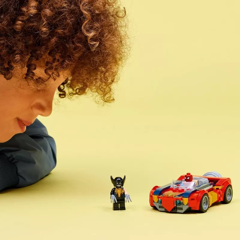 LEGO MARVEL 76336 Spider-Man mašīna pret Venomizēto Vilknadzi