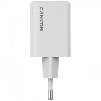 Canyon CU45AC universāls balts ātrās uzlādes iekštelpu lādētājs