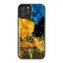 Aizsargmaciņš iKins Apple iPhone 12 Pro Max — melns Cafe Terrace