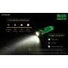 Atslēgu piekariņa lukturītis Nitecore TIKI GITD Grey — USB uzlādējams, 1 lm, 55 mm, 12 g, IP66