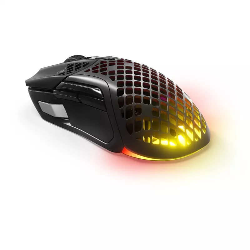 SteelSeries Aerox 5 Wireless optiskā spēļu pele, bezvadu, melna