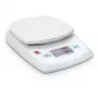 Virtuves svari OHAUS Compass CR621 — pārnēsājami elektroniskie svari, 0,62 kg, 0,1 g precizitāte, LCD, taras funkcija, AA baterijas/AC
