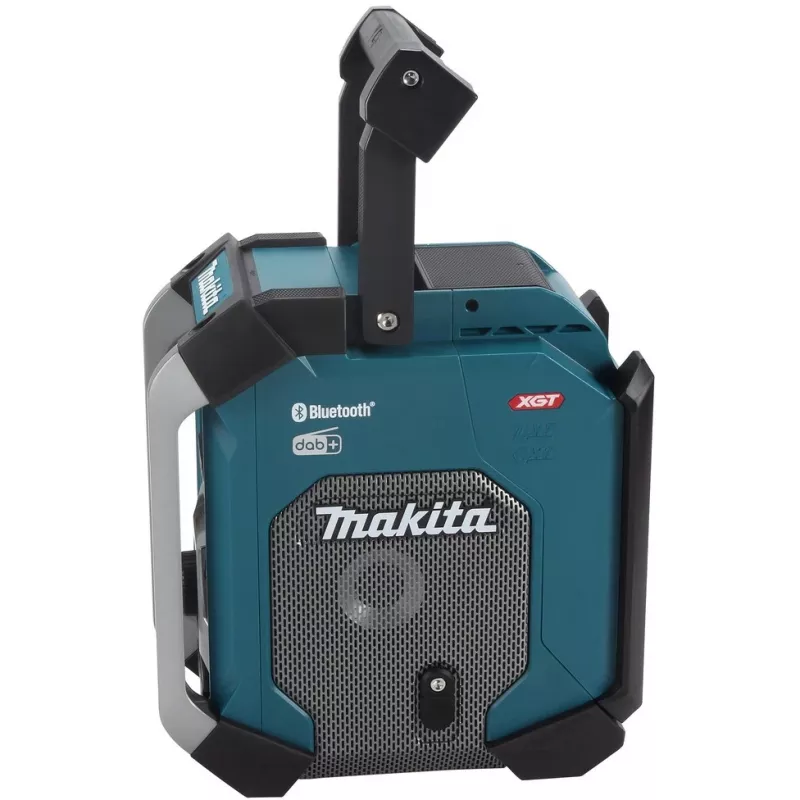 Makita MR007GZ akumulatora būvlaukuma radio, DAB+/FM, 18V-40V, melns/zaļš