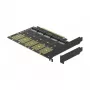 DeLOCK PCI Express x16 karte uz 5 x iekšējo M.2 Key B / SATA