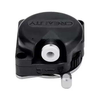 Ekstrūderis Creality 3D printeriem — modelis 4001020076, saderīgs ar Sermoon V2, CR-200B Pro, Ender-3 S1; krāsas: Melns/Sudrabs/Balts