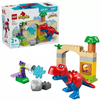 LEGO DUPLO 10463 Dinozaurs Spidey-Rex pret Zaļo Goblinu