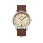 Rokaspulksteņi Zeppelin Mediterranee 96415, analogs, 36 mm nerūsējošā tērauda korpuss, ādas siksniņa