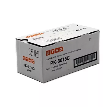 Utax 1T02R7CUT0/PK-5015C Cianas toner-komplekts, 3000 lpp. (ISO/IEC 19752) TA sērijai