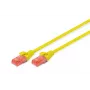 DIGITUS Professional - Patch-Cable - RJ-45 (vīriešu) uz RJ-45 (vīriešu) - 5,0 m - UTP - CAT 6e - IEEE 802.3 - Bezhalogēns, Liets, Aizsargāts pret aizķeršanos - Dzeltens (DK-1617-050/Y)