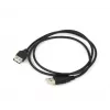 USB kabelis Star Micronics USB 2.0 1m Melns Vīrietis/Vīrietis