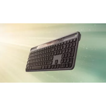 Logitech Signature Slim Solar+ K980 bezvadu tastatūra, grafīts, ASV izkārtojums