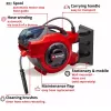 Sienas montāžas šļūtenes spole Einhell GE-HR 18/30 Li-Solo Automātiskā 30m