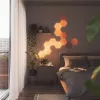 Nanoleaf Elements Wood Look Hexagons Starter Kit (13 paneļi) | Cool White + Warm White