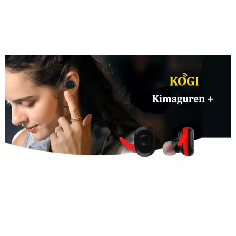 Bezvadu austiņas V.Silencer Ture True Wireless Earbuds melns/sarkans