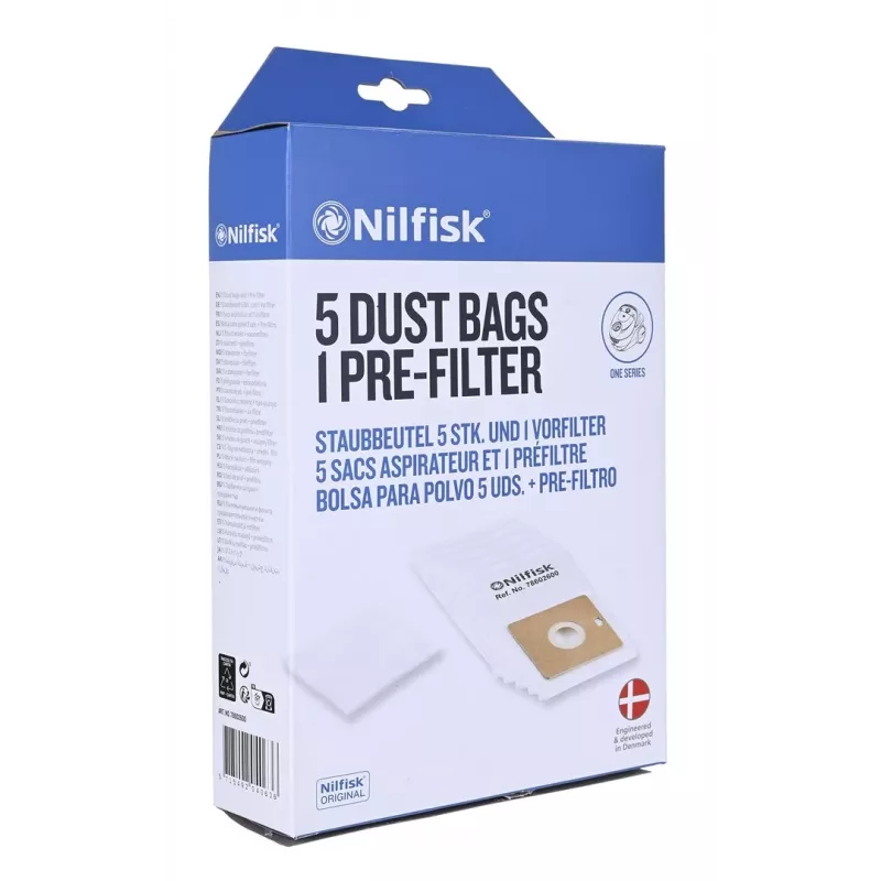 Putekļu maisiņš Nilfisk DUST BAG SYNTH ONE GO AND COUPE