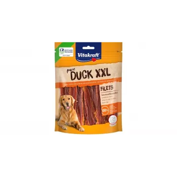 Vitakraft Duck Fillets XXL 250 g — pīles filejas kārums suņiem, bezgraudu, proteīns 50%