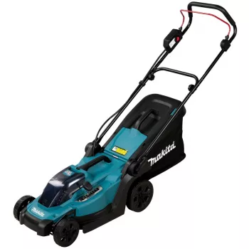 Makita DLM330Z zāles pļāvējs Stumjamais zāles pļāvējs Akumulators Melns, Tirkīzzils