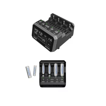 Lādētājs SKYRC NC2200 4‑kanālu AA/AAA 2200mAh akumulatoriem