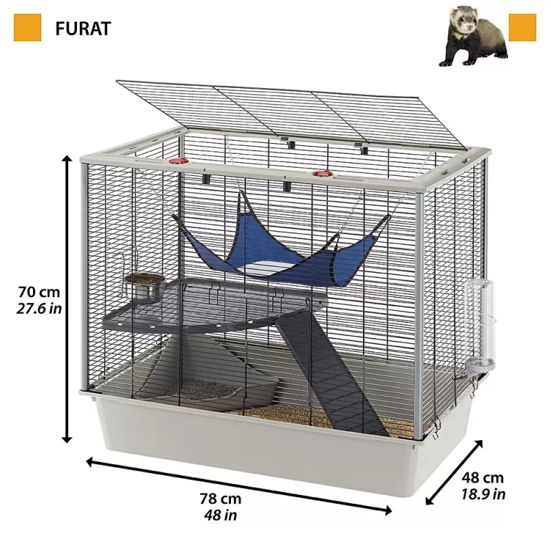 FERPLAST Furet Plus - Būris