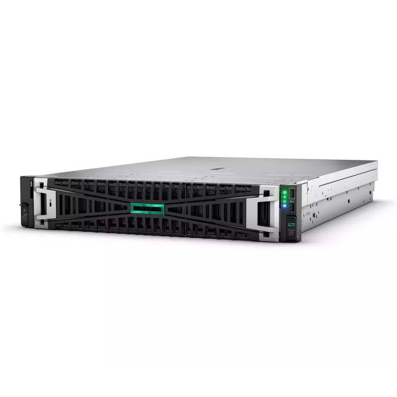 HPE ProLiant DL385 Gen11 2HE EPYC 9015 8-Kodolu 3.5GHz 2x32GB-R 8xSFF Karstā Maiņa 2x480GB SSD MR408i-o 2x1000W Serveris (P81842-425)