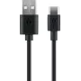 Wentronic 59118 0.5m USB A uz USB C vīriešu/vīriešu melns USB kabelis