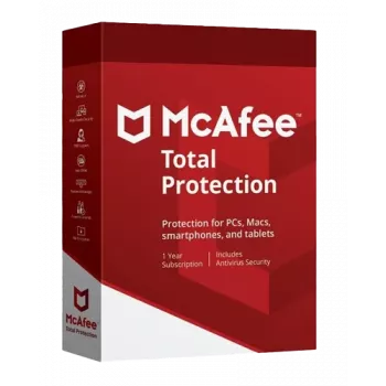 McAfee Total Protection 3 ierīcēm 1 gads