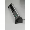 Pagarinātājs Brennenstuhl Alu-Office-Line 1391020600 3m 6 kontaktligzdas Melns Sudrabs