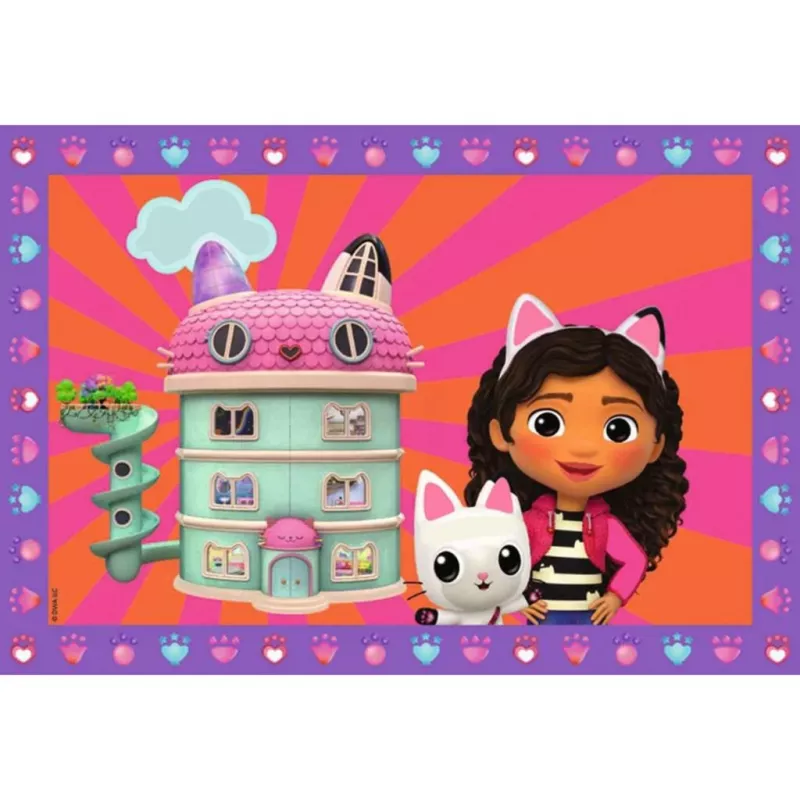 Junior Paint by Numbers - DreamWorks Gabby's Dollhouse (2 dizaini)