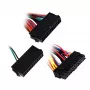 Barošanas avota adapteris SILVERSTONE SST-PP10 — dubults 24-pin uz vienu 24-pin kabeļa adapteris