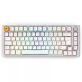 Mehāniskā tastatūra GLORIOUS GMMK Pro 75% White Hot-Swap RGB, ISO izkārtojums