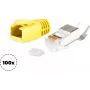 RJ-45 savienotājs ShiverPeaks 72067-100Y Dzeltens (100 gab.)