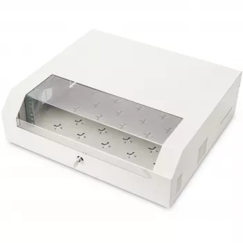 Sienas stiprināms tīkla skapis Digitus DN-19 04U-PB, 3U, pelēks