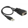 DeLOCK 62958 USB uz RS-232 adapteris, USB Type-A, melns