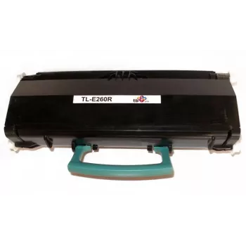 Tonera kasetne Lexmark E260 Melna remanufactured 3000 lapas