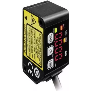 Panasonic HG-C1400 lāzera attāluma sensors 1 gab. 24 V/DC Darbības attālums maks. (atklātā laukā): 400 mm (44 x 20 x 25 mm)