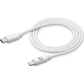 Cellularline Power Cable 120cm - USB-C uz Lightning kabelis uzlādei un datu pārsūtīšanai