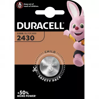 Duracell DL2430 litija monētu baterija, 3 V, 1 gab.