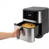 ProfiCook PC-FR 1269 H karstā gaisa friteris, 8 l, 1800 W, 80-200 °C, nerūsējošais tērauds/melns