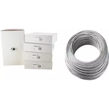 Tīkla kabelis S FTP Cat.6, PVC, Balts, 305m