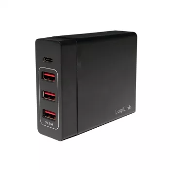 Iekštelpu lādētājs LogiLink PA0122 Universāls Melns USB