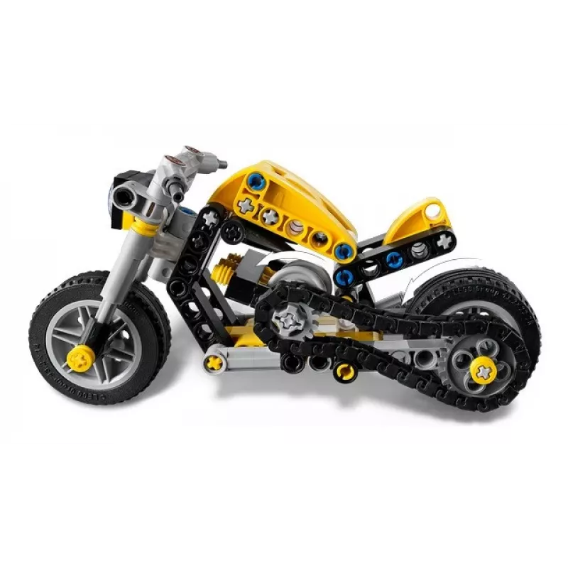 LEGO TECHNIC 42225 Dzeltenais Motocikls